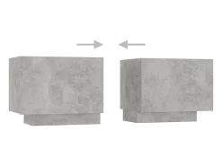 Westwego Mueble para TV contrachapada gris hormigón 100x35x40 cm
