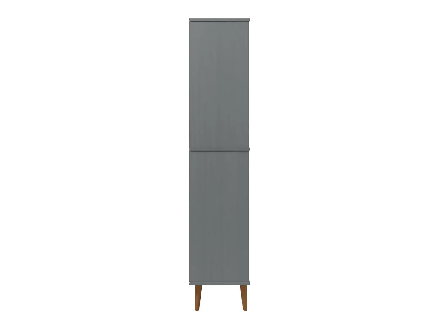 Ximena Luz Librería MOLDE madera maciza de pino gris 85x35x170,5 cm