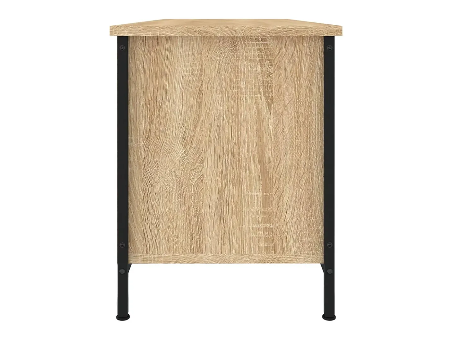 Ypel Mueble para TV madera contrachapada roble Sonoma 102x35x45 cm