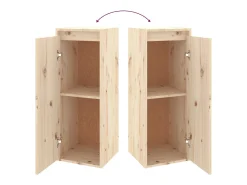 Yrorin Muebles para TV 3 piezas madera maciza de pino
