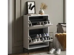 Zapatera abatible blanco 60x24x92 eliza