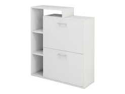 Zapatera abatible blanco 80x24.5x90 tobias