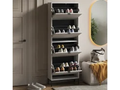 Zapatera abatible blanco 60x24x168 eliza
