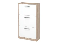 Zapatera abatible blanco/sonoma 59x22x105 gizmo