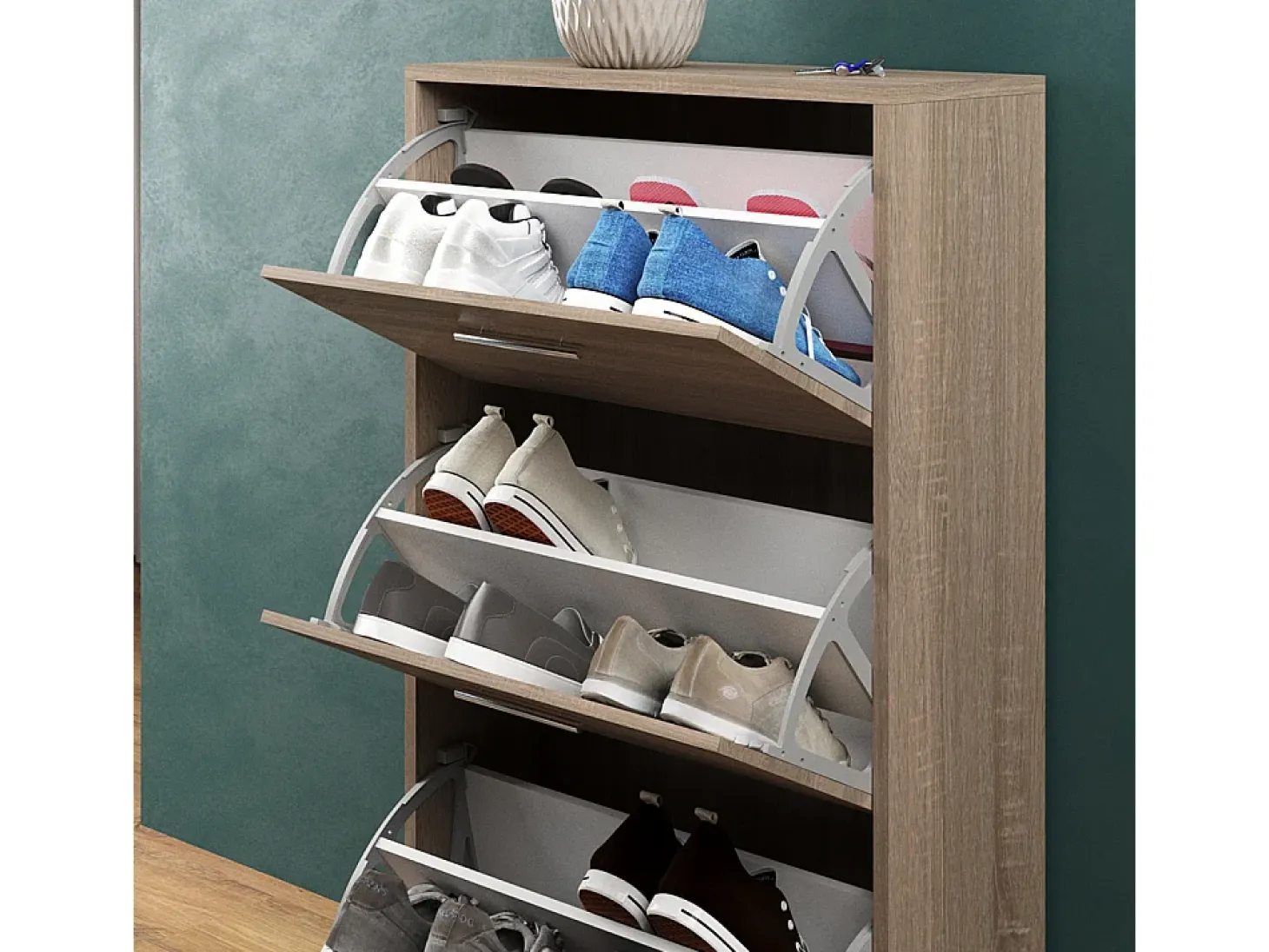 Zapatera abatible sonoma 59x22x105 gizmo