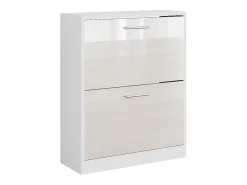 Zapatera blanco alto brillo 59x22x72.5 gizmo