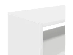 Zapatero 2 piezas apilable blanco 60x30x30,5 cm