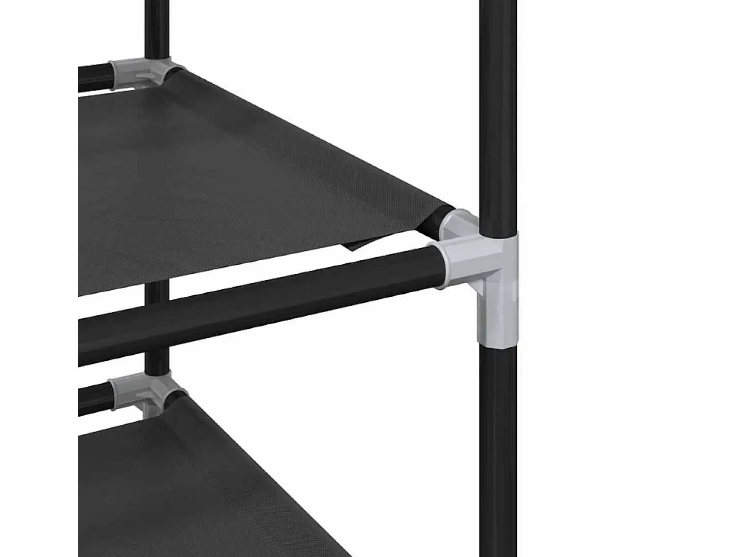 Zapatero 2 uds 10 niveles 33x33x174cm tela no tejida