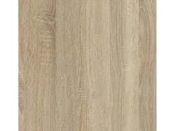 Zapatero alto de 1 puerta con espejo en roble canadian 180x50 cm Roma Roble Canadian