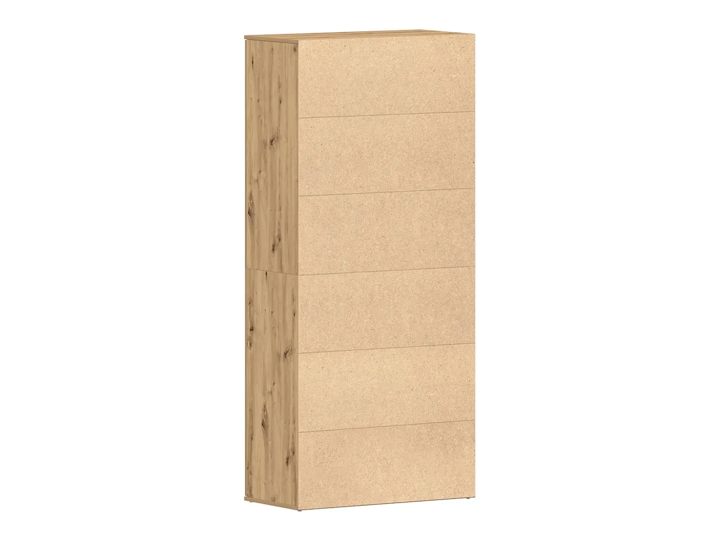 Zapatero artesano de roble 80x39x180 cm fabricado en madera de ingeniería