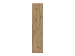 Zapatero artesano de roble 80x39x180 cm fabricado en madera de ingeniería