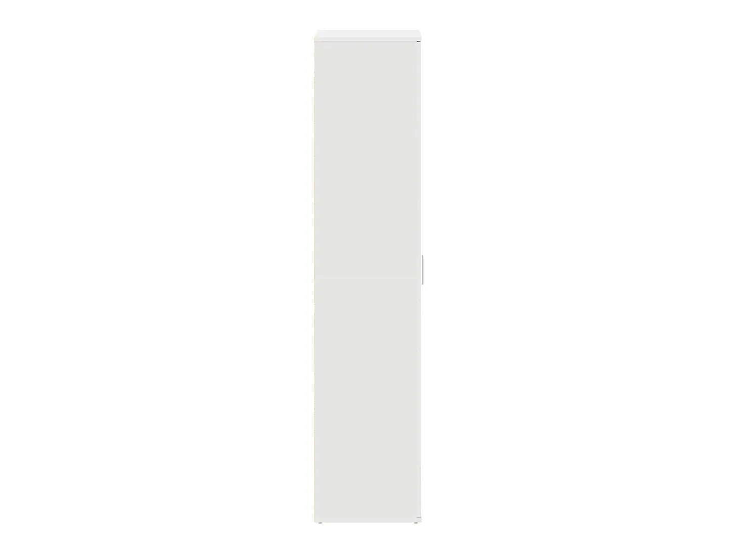 Zapatero blanco 80x39x180 cm fabricado en madera de ingeniería