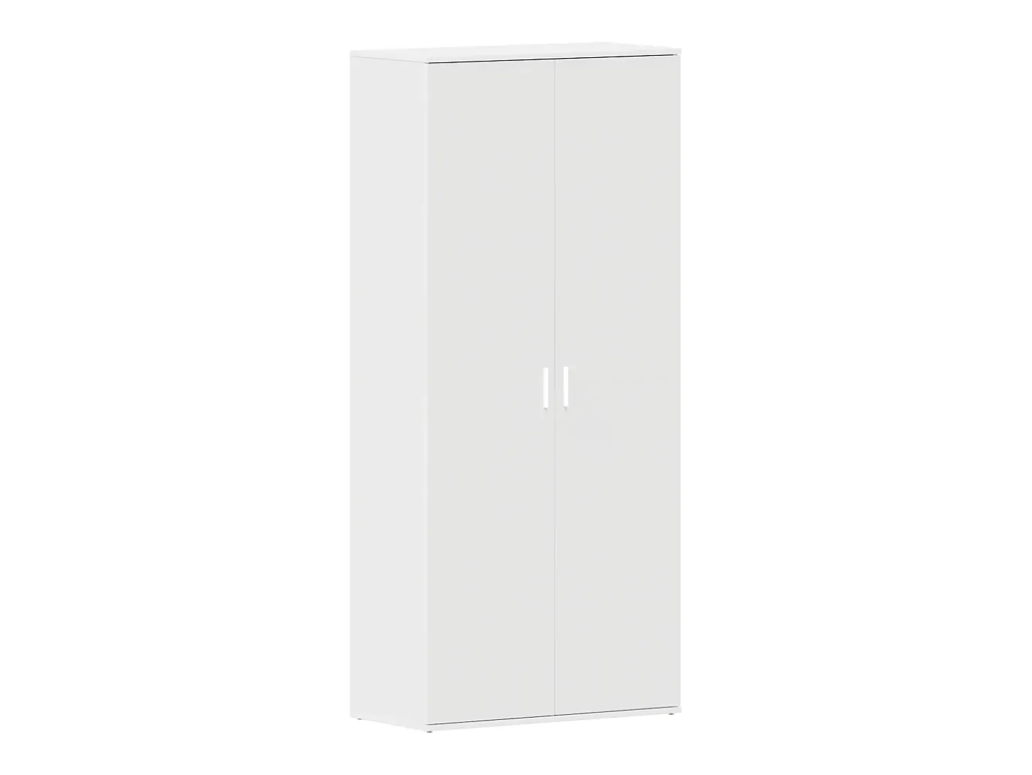 Zapatero blanco 80x39x180 cm fabricado en madera de ingeniería