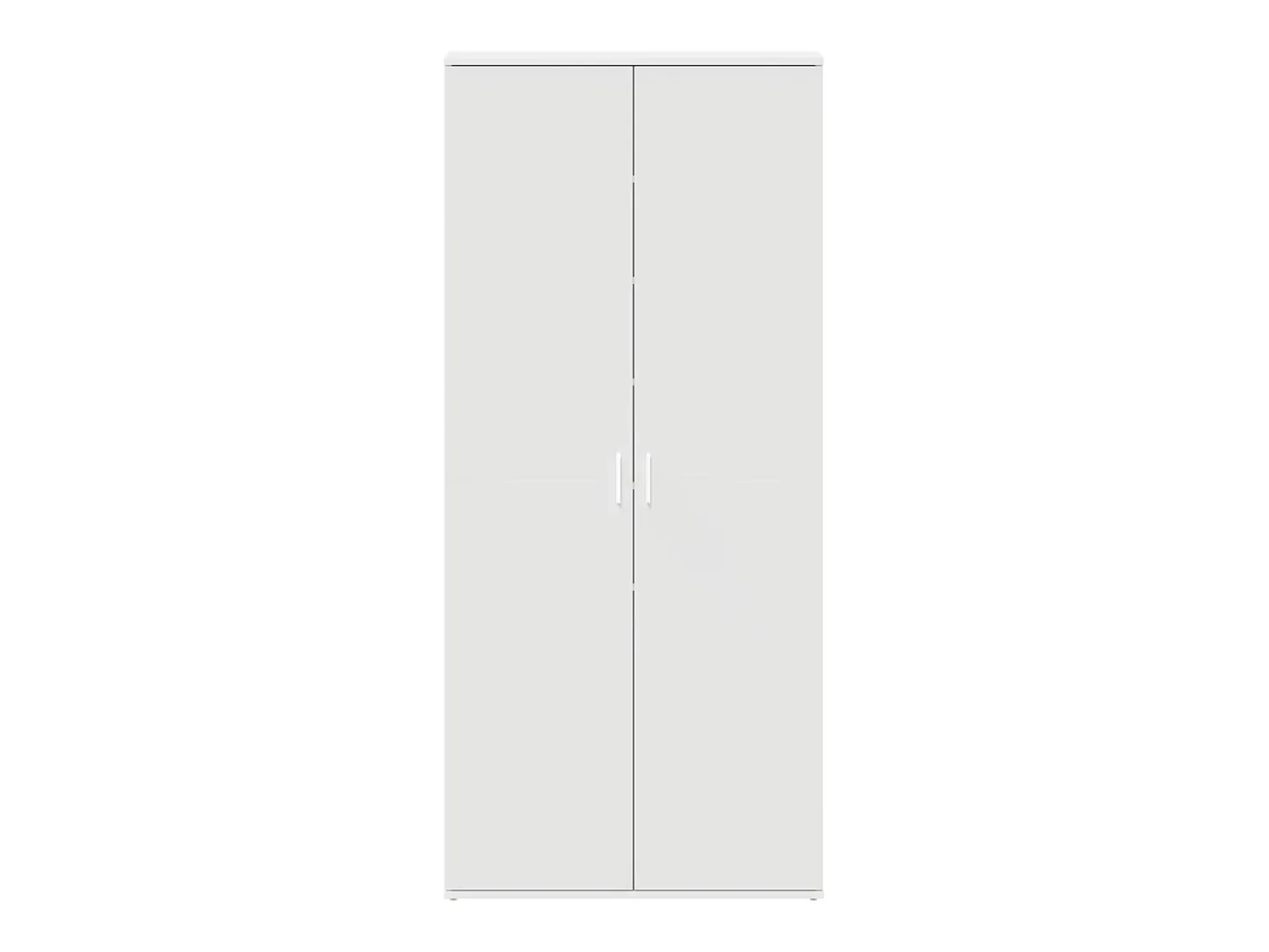 Zapatero blanco 80x39x180 cm fabricado en madera de ingeniería