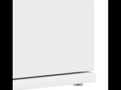 Zapatero blanco 80x39x180 cm fabricado en madera de ingeniería