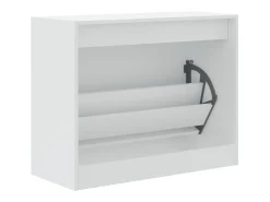Zapatero blanco 80x34x63 cm madera contrachapada
