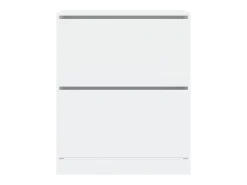Zapatero blanco 80x34x96,5 cm madera contrachapada