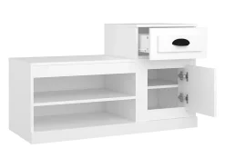 Zapatero blanco 100x42x60 cm madera contrachapada