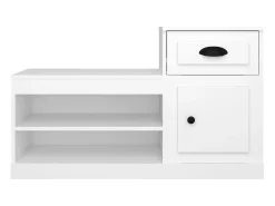 Zapatero blanco 100x42x60 cm madera contrachapada