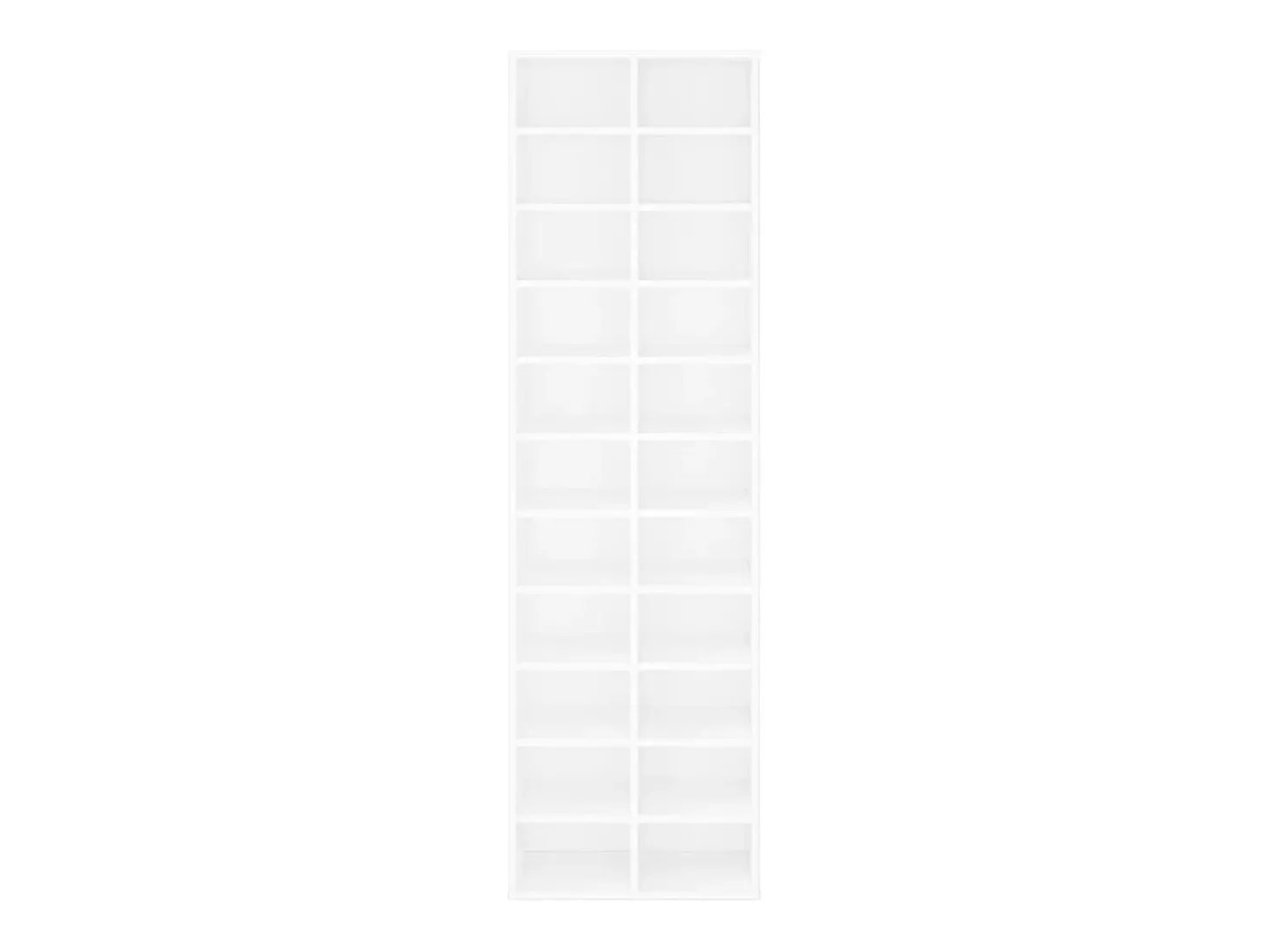 Zapatero blanco 54x34x183 cm Madera contrachapada