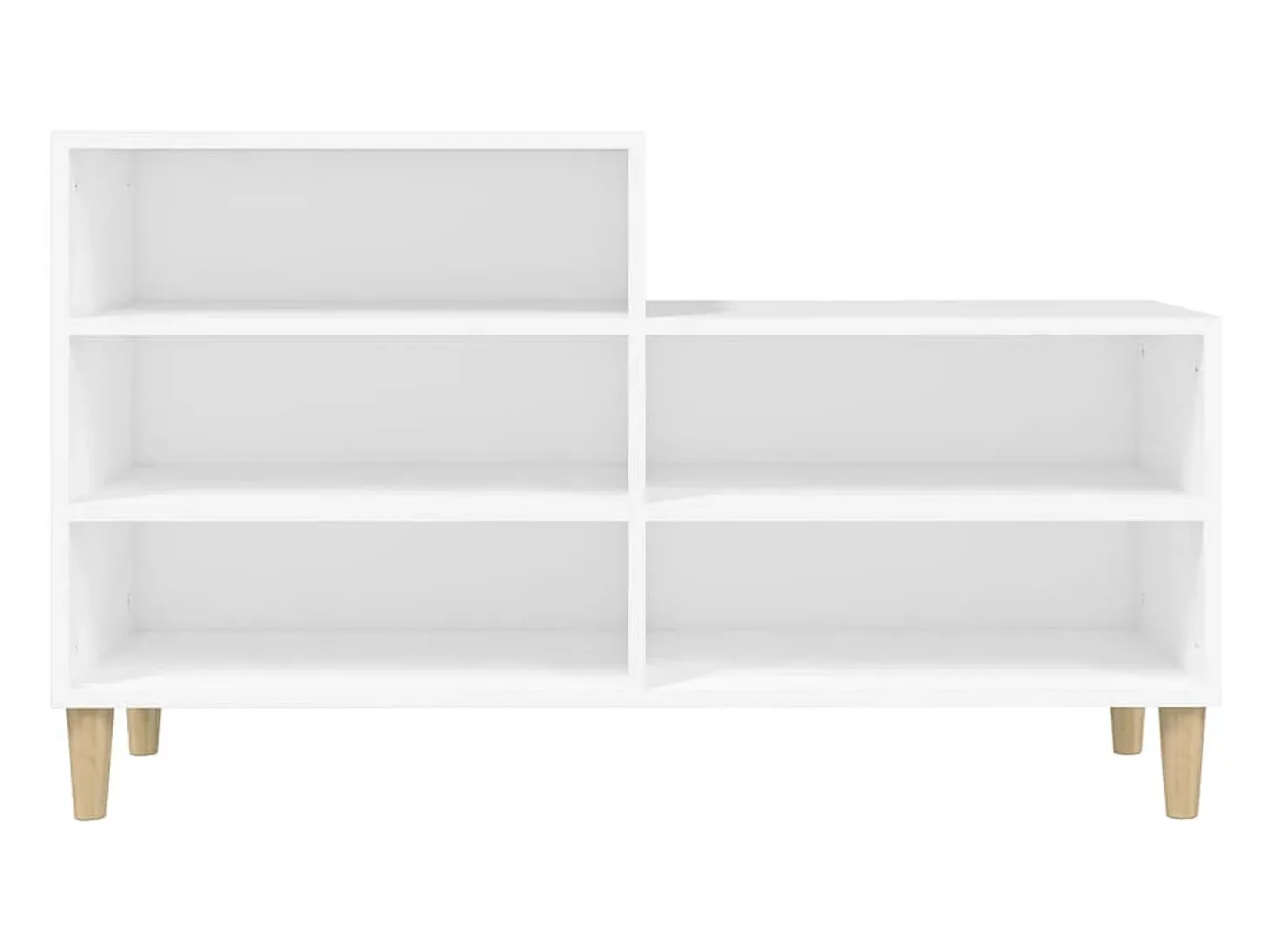 Zapatero blanco 102x36x60 cm Madera contrachapada