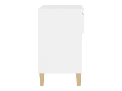 Zapatero blanco 70x36x60 cm Madera contrachapada