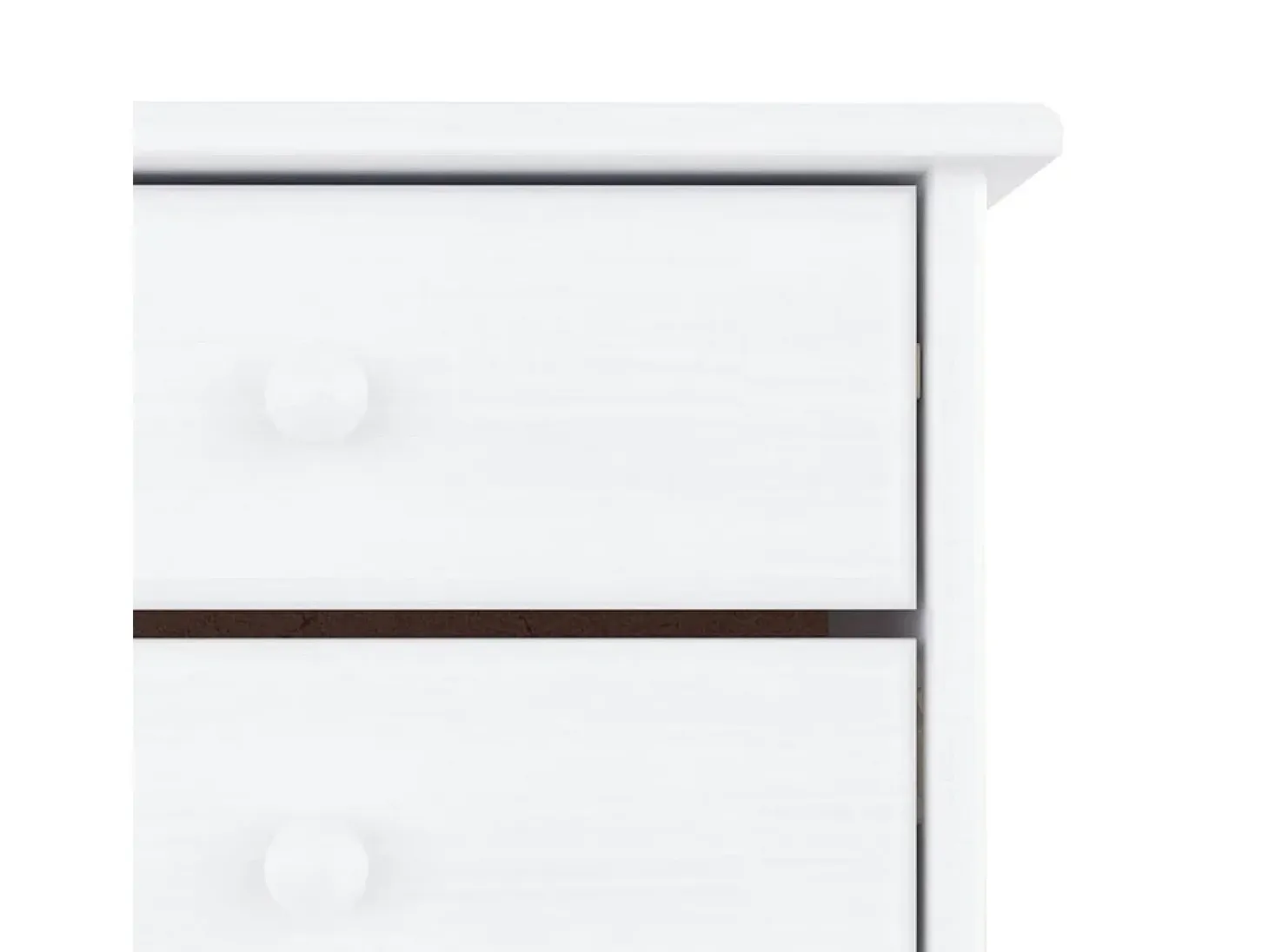Zapatero blanco 77x35x96 cm madera maciza de pino