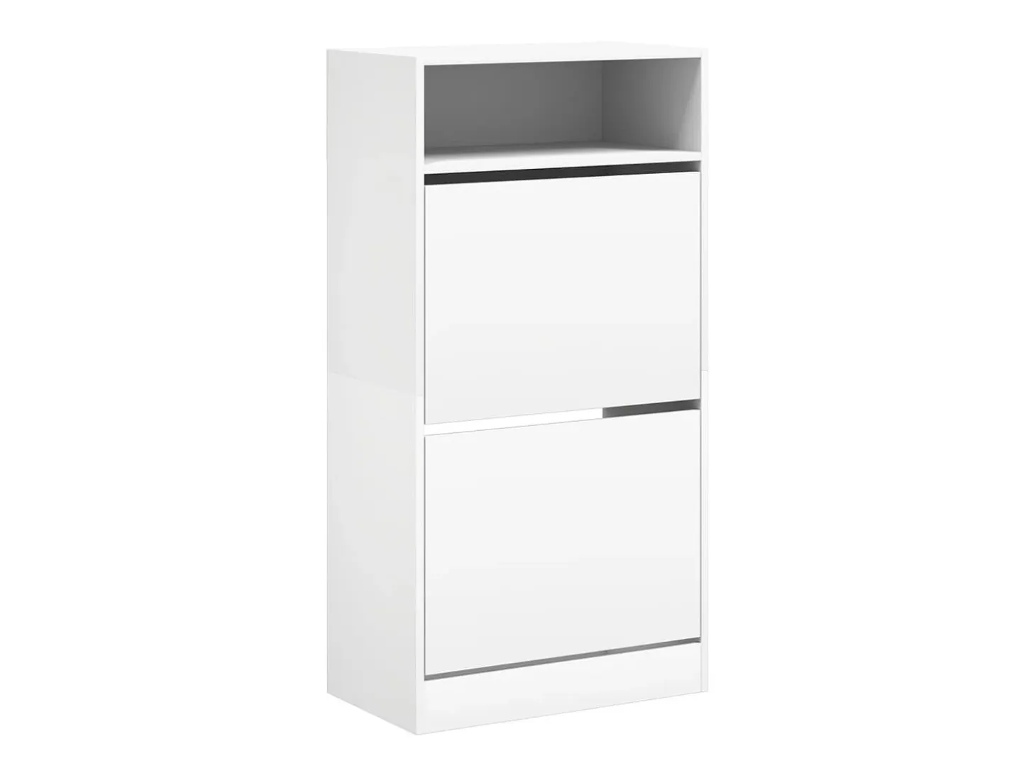 Zapatero blanco 60x34x116 cm madera contrachapada