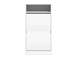 Zapatero blanco 60x34x116 cm madera contrachapada