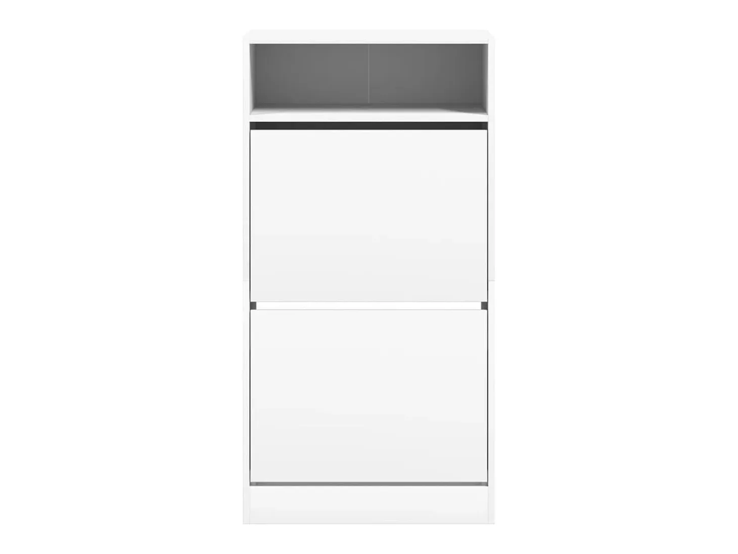 Zapatero blanco 60x34x116 cm madera contrachapada