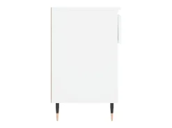 Zapatero blanco 70x36x60 cm Madera contrachapada