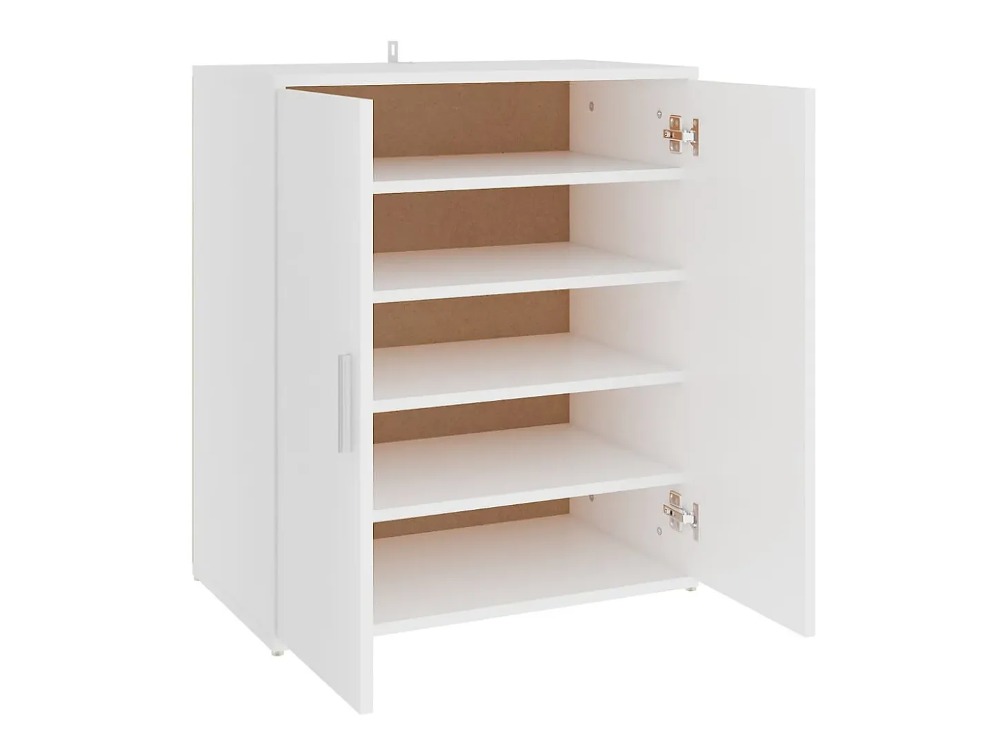 Zapatero blanco 60x35x70 cm Madera contrachapada