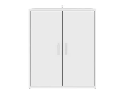 Zapatero blanco 60x35x70 cm Madera contrachapada