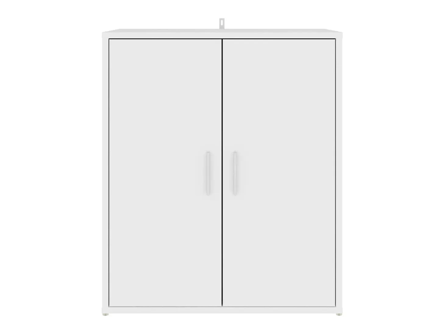 Zapatero blanco 60x35x70 cm Madera contrachapada