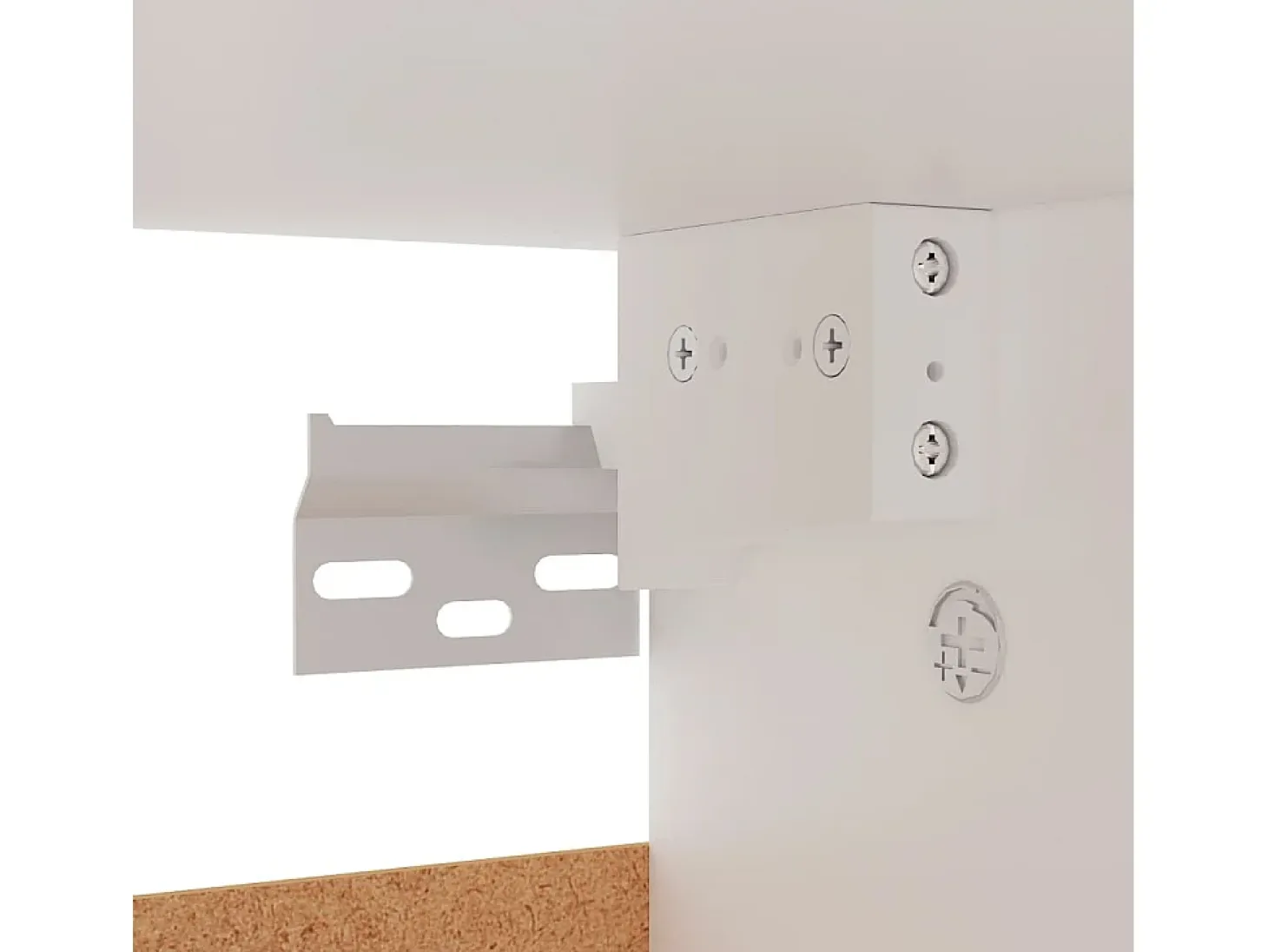 Zapatero blanco 60x35x70 cm Madera contrachapada