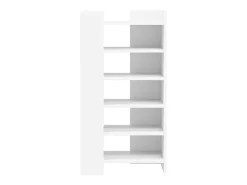 Zapatero blanco 52x37,5x100 cm madera contrachapada