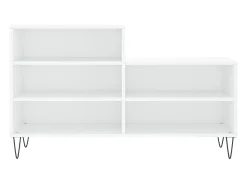 Zapatero blanco 102x36x60 cm Madera contrachapada