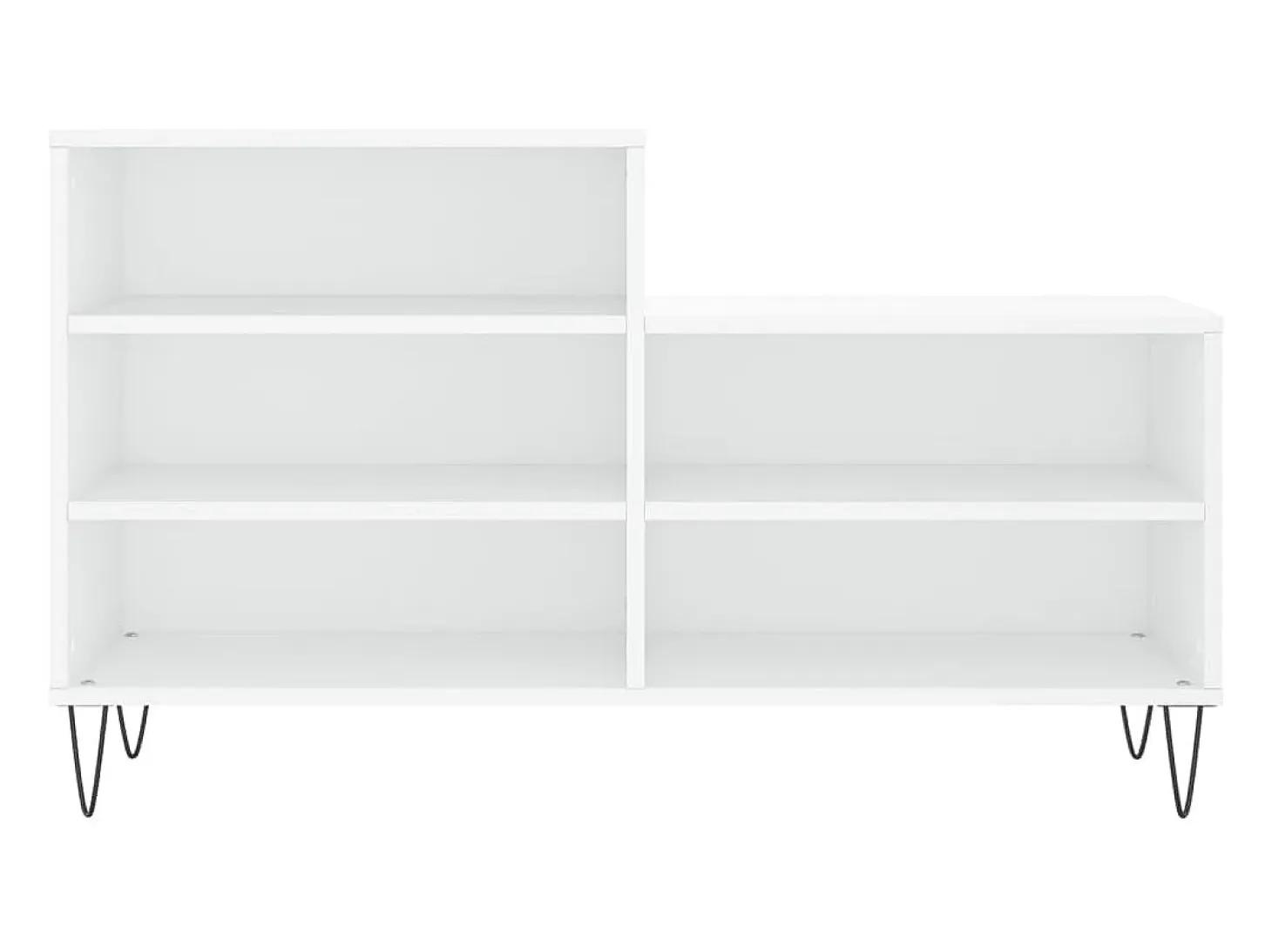 Zapatero blanco 102x36x60 cm Madera contrachapada