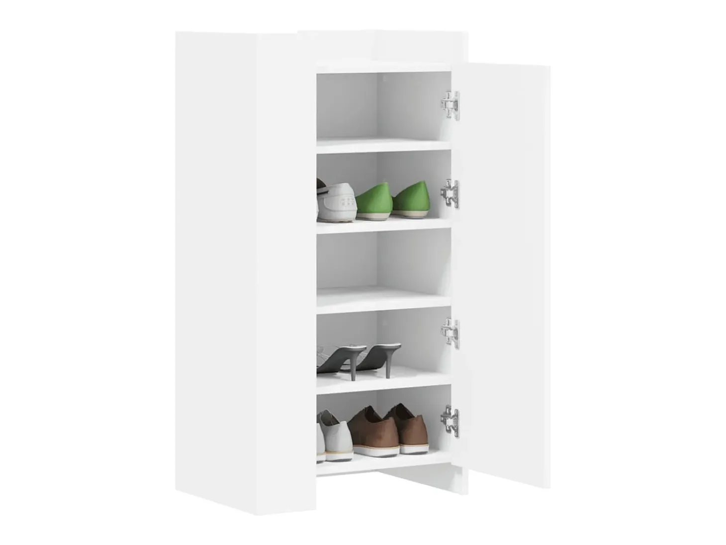 Zapatero blanco 52x37,5x100 cm madera contrachapada