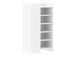 Zapatero blanco 52x37,5x100 cm madera contrachapada