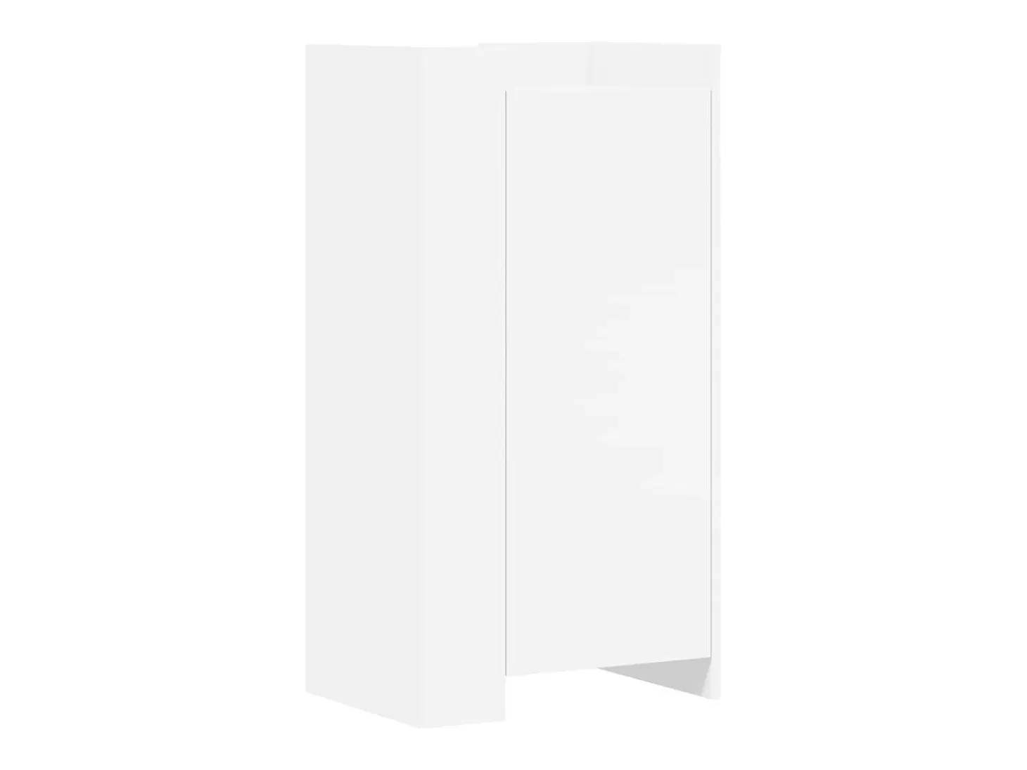 Zapatero blanco 52x37,5x100 cm madera contrachapada