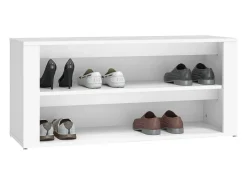 Zapatero blanco 100x35x45 cm Madera de ingeniería