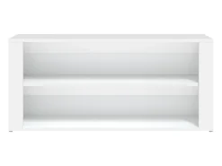 Zapatero blanco 100x35x45 cm Madera de ingeniería
