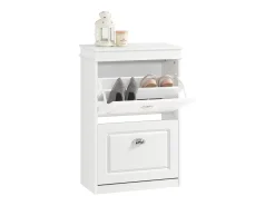 Zapatero con 2 Puertas Organizador para Zapatos ES 54 x 24 x 83 cm FSR78-W SoBuy ES