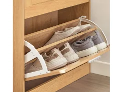 Zapatero con 2 Solapas Organizador para Zapatos Armario de Entrada 60 x 23 x 79 cm FSR137-N SoBuy ES