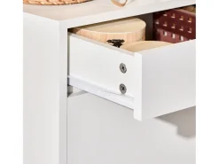 Zapatero con 2 Solapas y 1 Cajon Organizador FSR180-W SoBuy ES