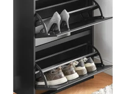Zapatero Con 2 Solapas Y 1 Cajón Blanco FSR165-W SoBuy