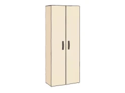 Zapatero Crema 60x30x166 cm Tela