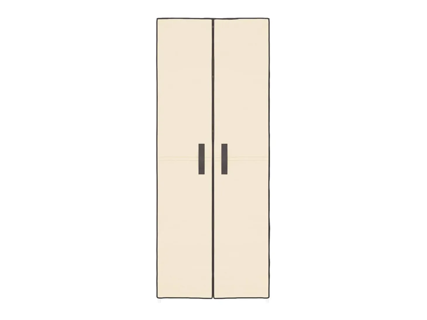 Zapatero Crema 60x30x166 cm Tela