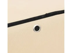 Zapatero Crema 60x30x166 cm Tela